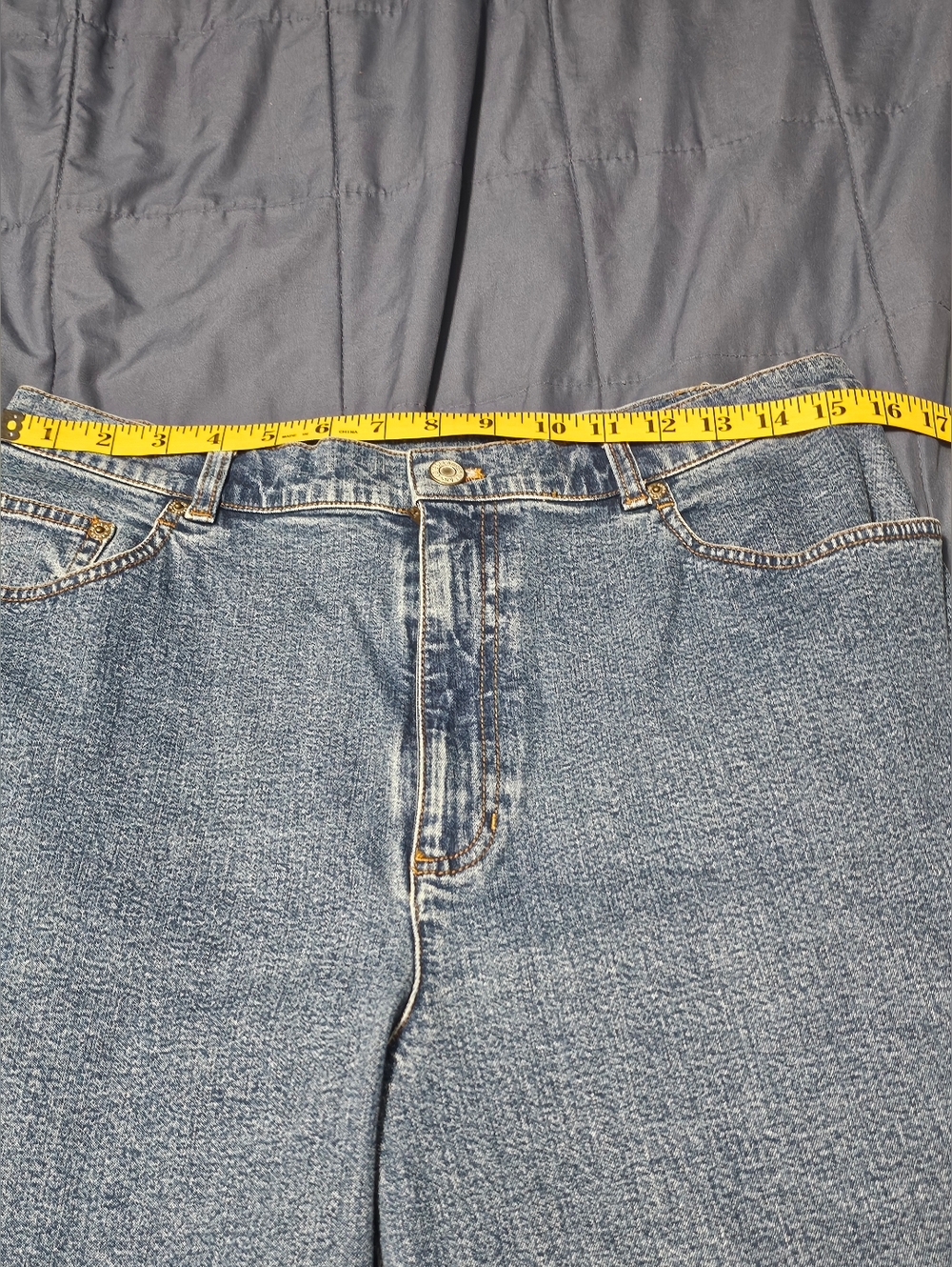 Womens Ralph Lauren Vintage Jeans Loose size 16 Medium Wash - Picture 3 of 7